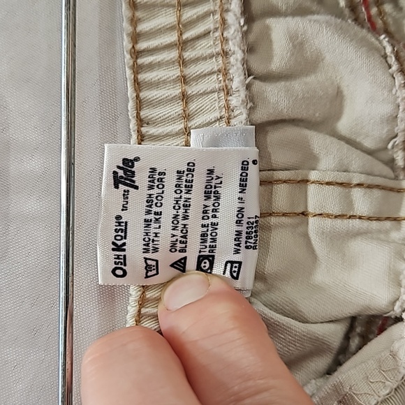 Oshkosh, The Genuine Article, Kids Capri's, Sz 6 100% Cotton,Embroidered Flower - Picture 9 of 15